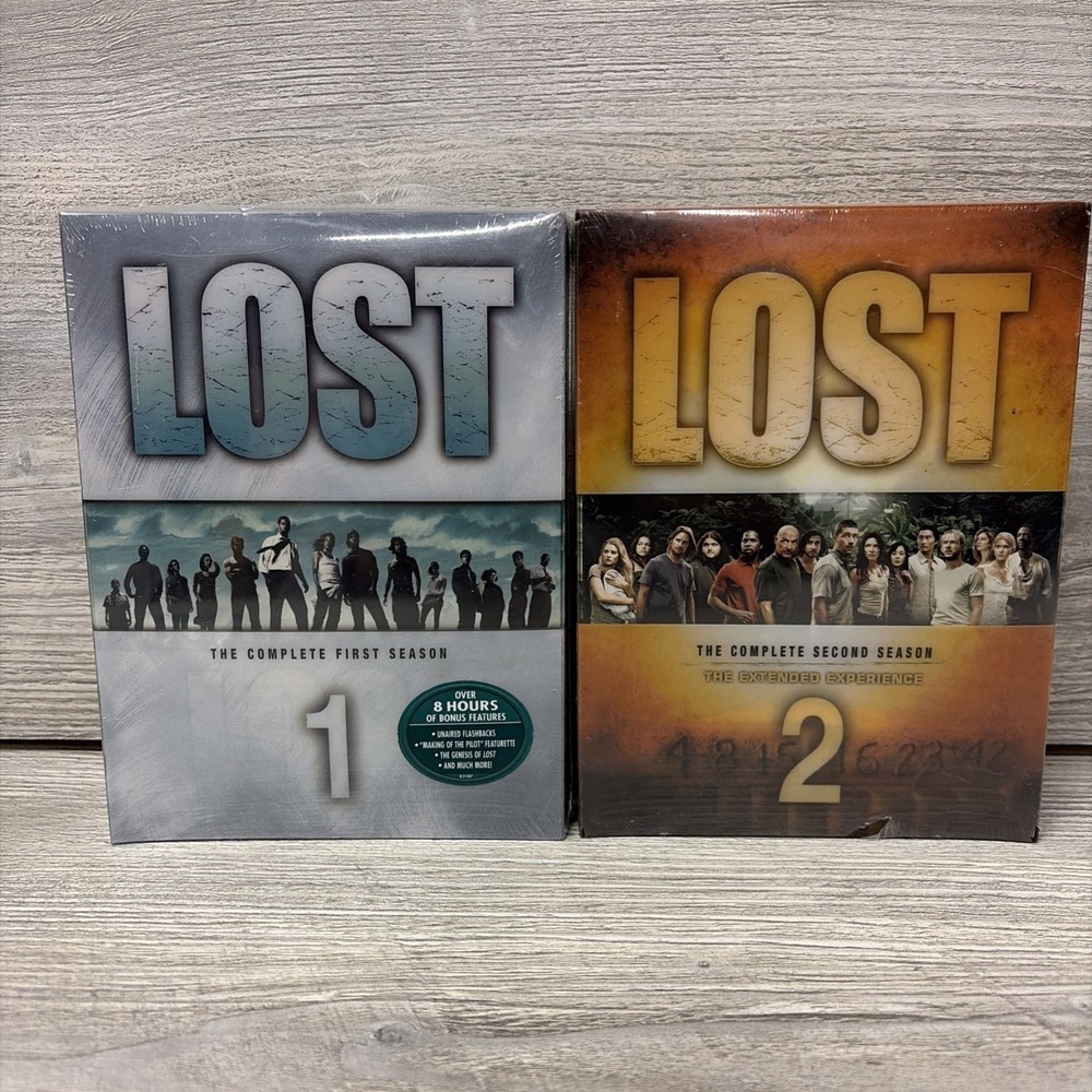 Lost TV Series DVD - Complete DVD Sets for Seasons 1 + 2 (p2)